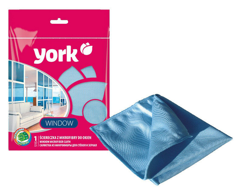 Салфетка из микрофибры для окон YORK 026150 (Артикул: 4100006152)