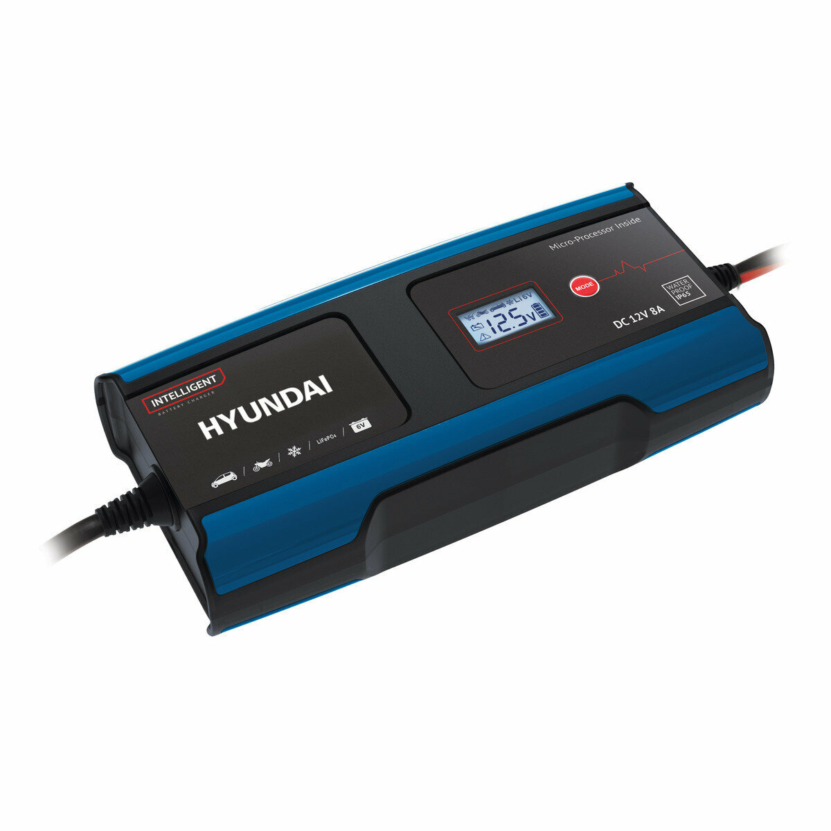 Зарядное устройство Hyundai НY 810-8А для зарядки автомобильных аккумуляторов для АКБ 6 и 12 В
