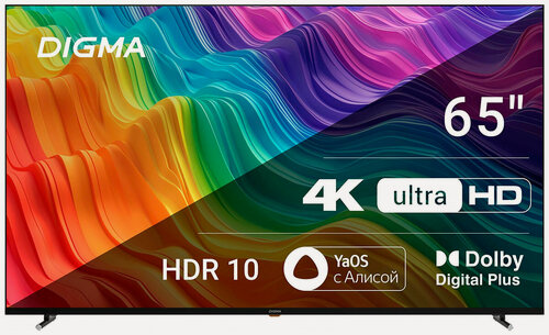 Изображение товара Телевизор Digma 65 DM-LED65UBB33