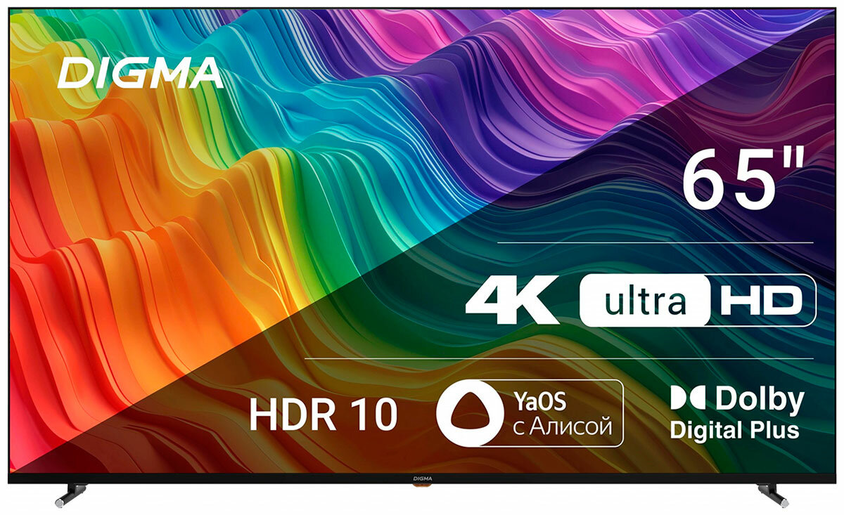 Телевизор Digma 65 DM-LED65UBB33