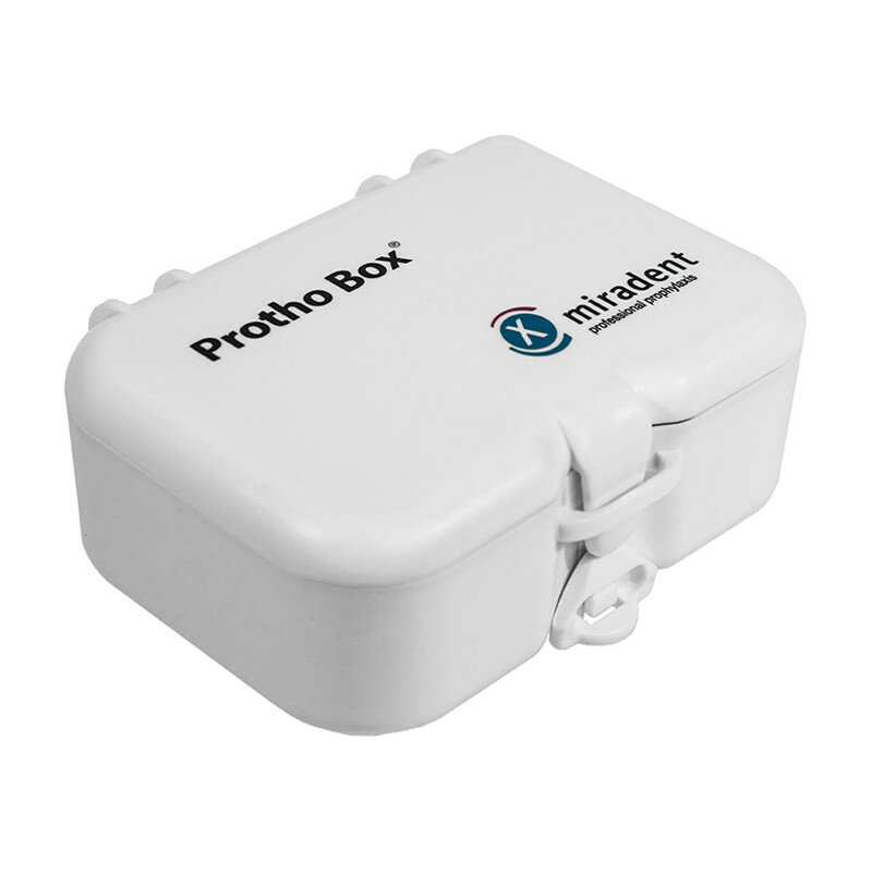 Контейнеры Для Зубных Протезов Контейнер Miradent Protho Box для хранения протезов + щетка