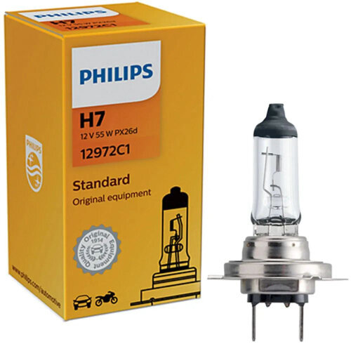 Лампа H7 12V 55W STANDARD PHILIPS 12972C1