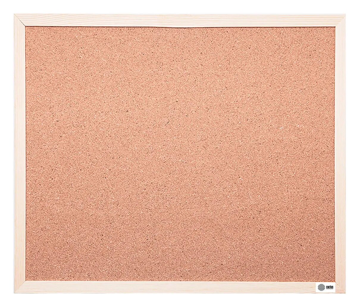 Доска пробковая Cactus CS-CWBD-90X120 коричневый 90x120см