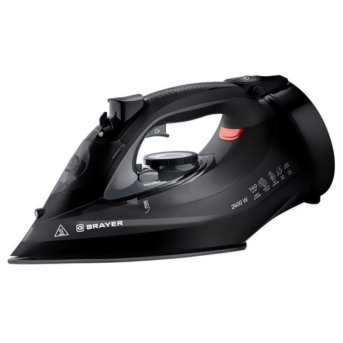 Утюг беспроводной Brayer br4015 2400вт 140гмин керамика черный 14566₽
