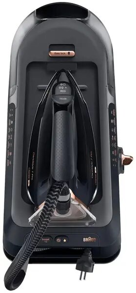 Утюг с парогенератором Braun IS7286BK, Вертикальное отпаривание: Есть, Вес(кг): 1.3, Гарантия: 1 г