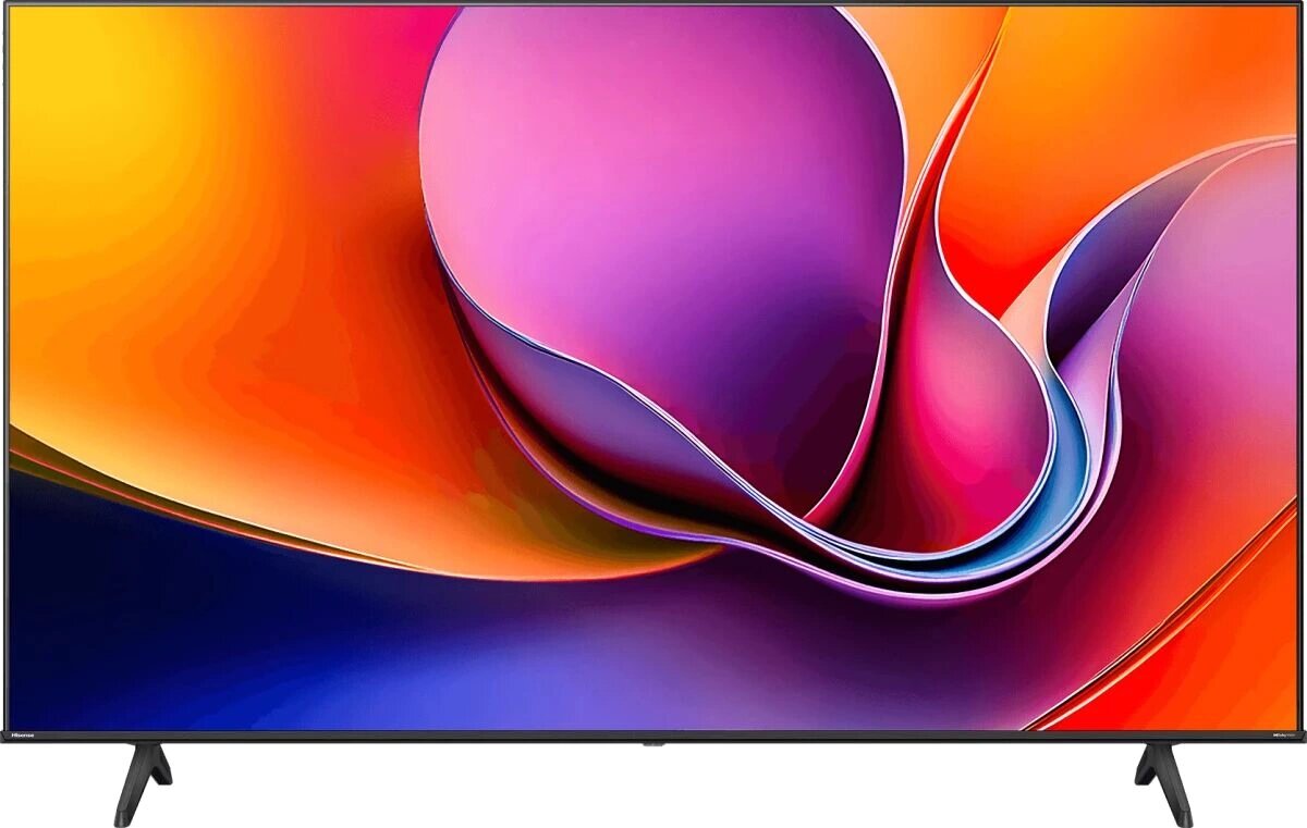 HISENSE Телевизор LED Hisense 55" 55A6Q черный 4K Ultra HD 60Hz DVB-T DVB-T2 DVB-C DVB-S DVB-S2 USB WiFi Smart TV 55A6Q
