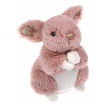 Мягкая игрушка Fluffy Family Зайка розовый - изображение