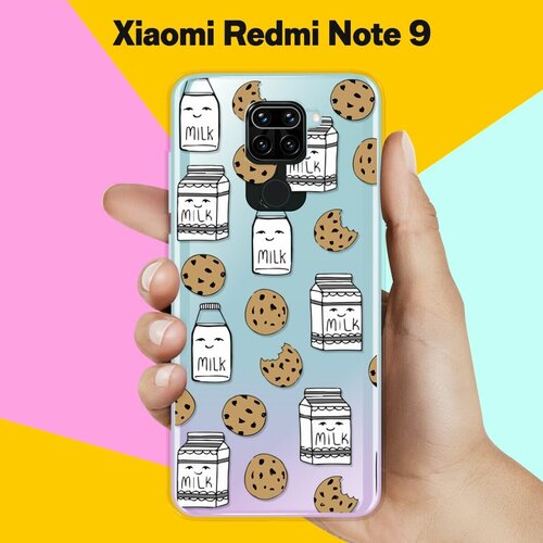 Силиконовый чехол Молоко и печеньки на Xiaomi Redmi Note 9 силиконовый чехол молоко и печеньки на xiaomi redmi note 7