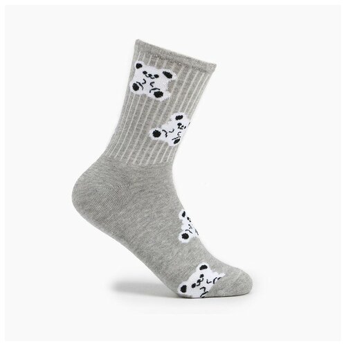 Носки Tekko, размер 36/39, серый носки размер 38 39 серый
