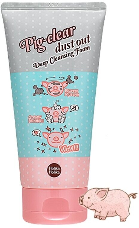 Holika Holika Пенка для лица глубоко очищающая Pig-clear dust out Deep Cleansing Foam 150 мл 1 шт