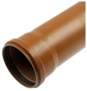 Труба канализационная FLEXTRON, наружная, d=110 мм, 1000 мм
