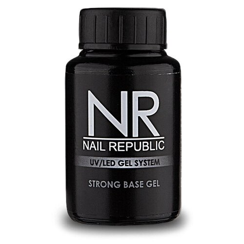 Nail Republic Базовое покрытие Strong Base Gel, прозрачный, 30 мл