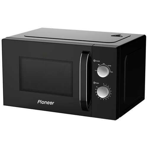 фото Микроволновая печь pioneer mw355s с 5 уровнями мощности, авторазмораживанием и таймером, 800 вт
