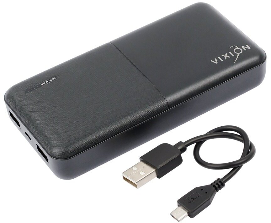 Портативное зарядное устройство (Power Bank) VIXION DP-21 20000mAh (черный)