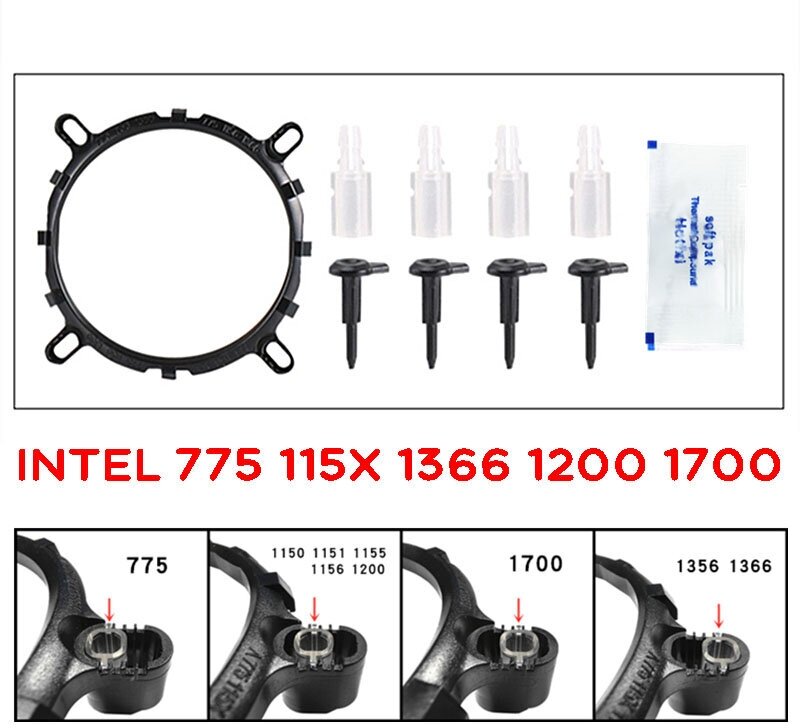 Рамка крепления кулера Soc. 775 115x 1366 1200 1700 TFI-1200-1700