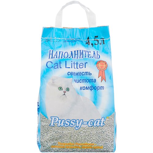 Впитывающий наполнитель Pussy-Cat Цеолитовый, 4.5л, 3 шт. pussy cat впитывающий наполнитель цеолитовый 4 5л синий пакет 2 8 кг 2 шт