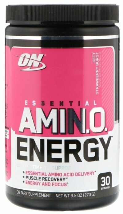 OPTIMUM NUTRITION Amino Energy 30 порц (Juicy strawberry burst)