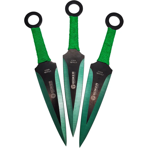 фото Ножи спортивные бокер 3шт зеленый boker