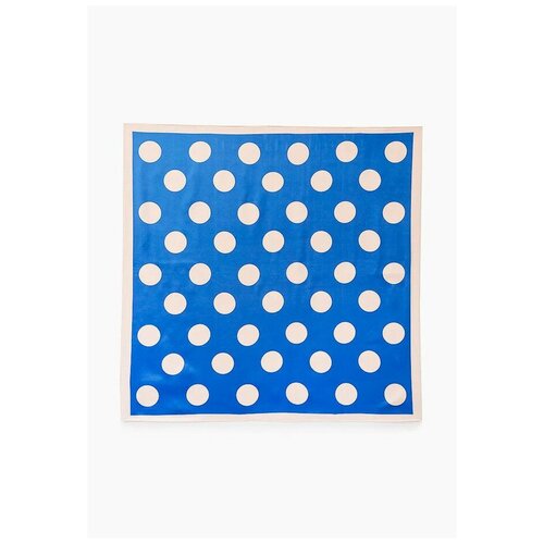 фото Платок rosedena, натуральный шелк, 90х90 см, синий