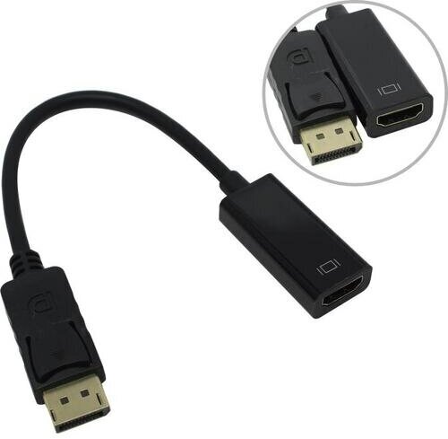 Переходник DisplayPort -> HDMI Exegate EX-DPM-HDMIF-0.15