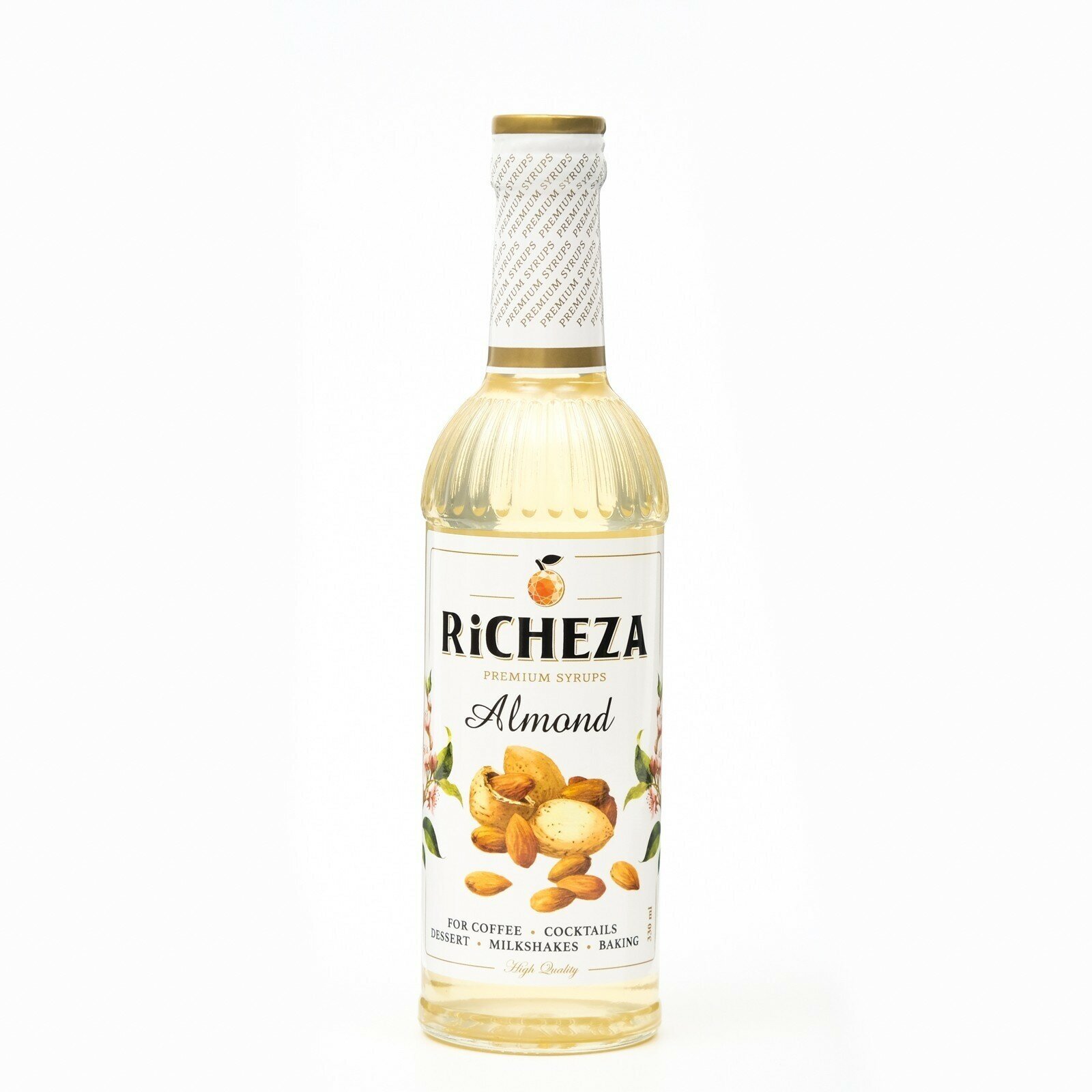 Richeza Сироп для кофе и коктейлей RICHEZA Миндаль 330 мл