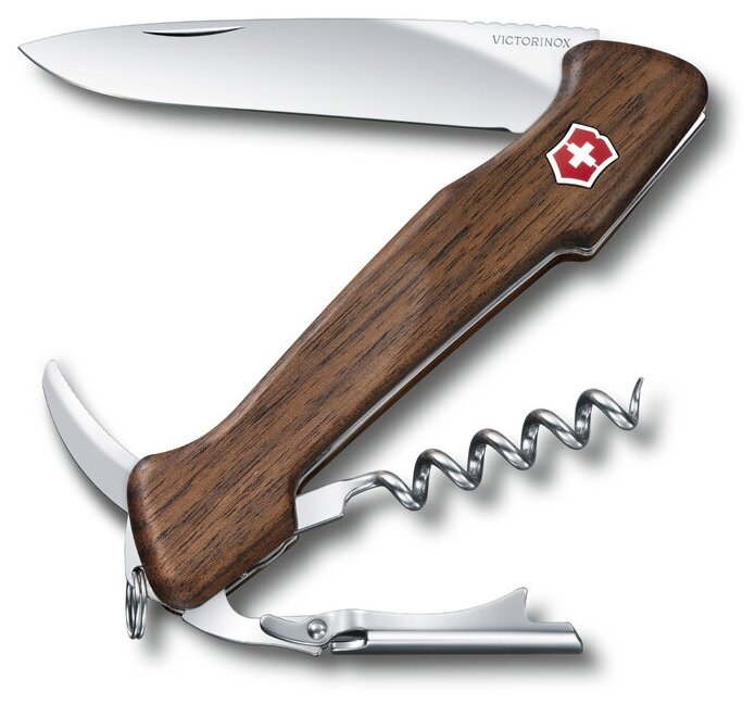 Нож Victorinox Wine Master, 130 мм, 6 функций, ореховое дерево