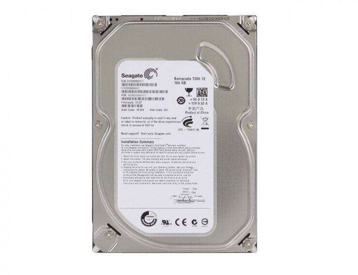 Жесткий диск Seagate ST3160318AS 160Gb SATAII 3,5" HDD