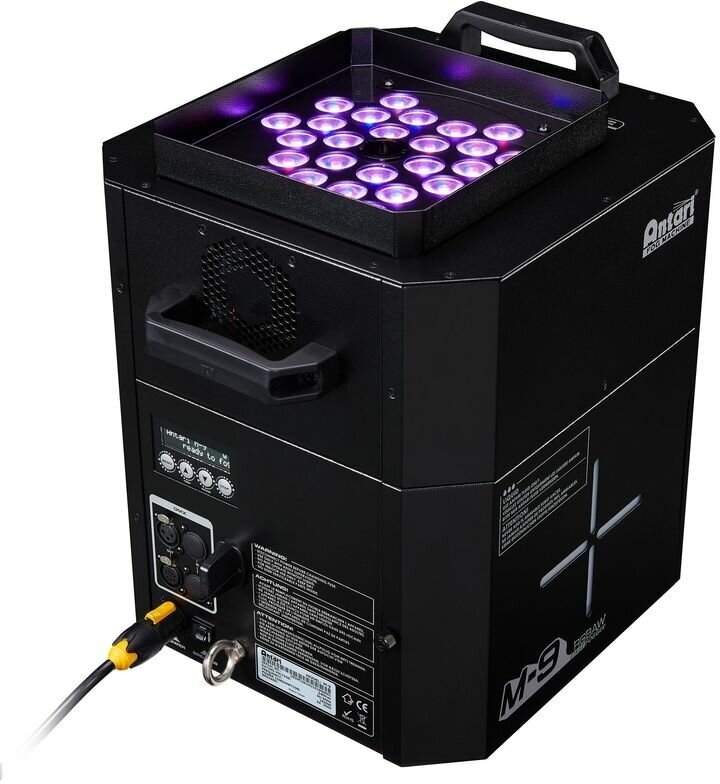Antari M-9 RGBAW профес. дыммашина с цветной подсветкой 1,8 кВт, RGBAW LED 27х8W(5в1), радио ДУ