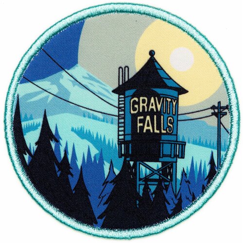 Нашивка на одежду на термоплёнке Gravity Falls 7,2х7,2см