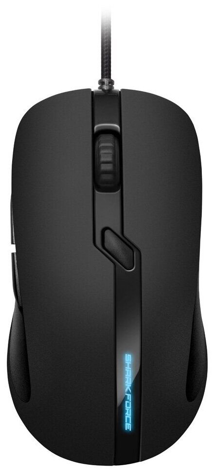 Мышь Sharkoon игровая SHARK FORCE PRO Black 6 кнопок, 3200 dpi, USB