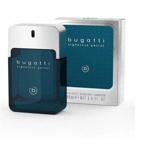 Водяные духи Bugatti Signature Petrol Туалетная вода 100 мл Аромат Бугатти Сигнатюр Петрол Парфюм для мужчин 4190₽