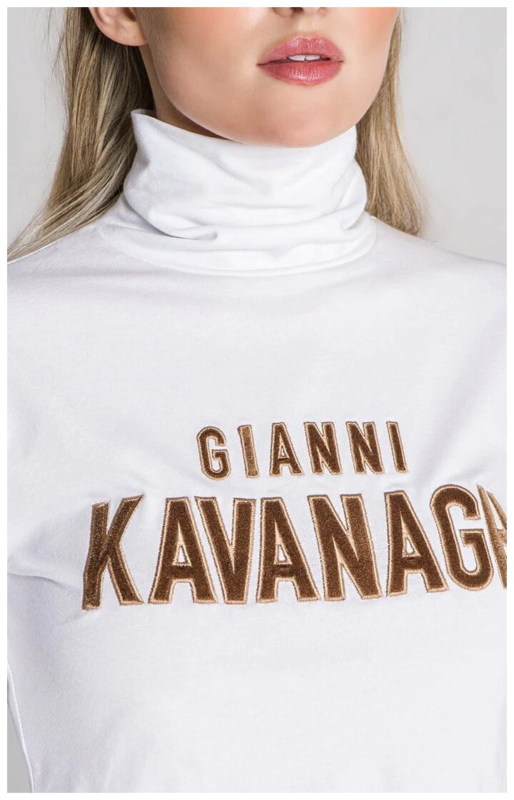 Лонгслив Gianni Kavanagh, размер S, , белый, — фото 1