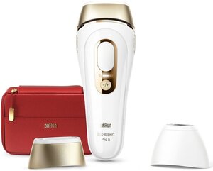 Эпилятор Braun IPL Silk Expert Pro 5 PL5160, белый/золотой PL5160WH/GL —  купить в интернет-магазине по низкой цене на Яндекс Маркете