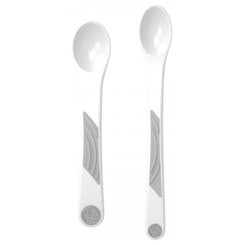 Ложки Twistshake для кормления Feeding Spoon с 4 мес. 2 шт. белый