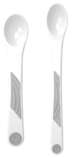 Ложки для кормления Twistshake (Feeding Spoon) в наборе из 2 шт. Белый (White). Возраст 4+m. Арт. 78197