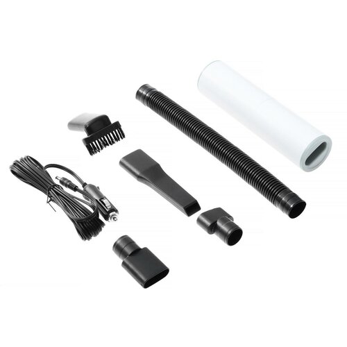 Пылесос автомобильный 5 насадок 120 Вт 12 В белый 155200₽