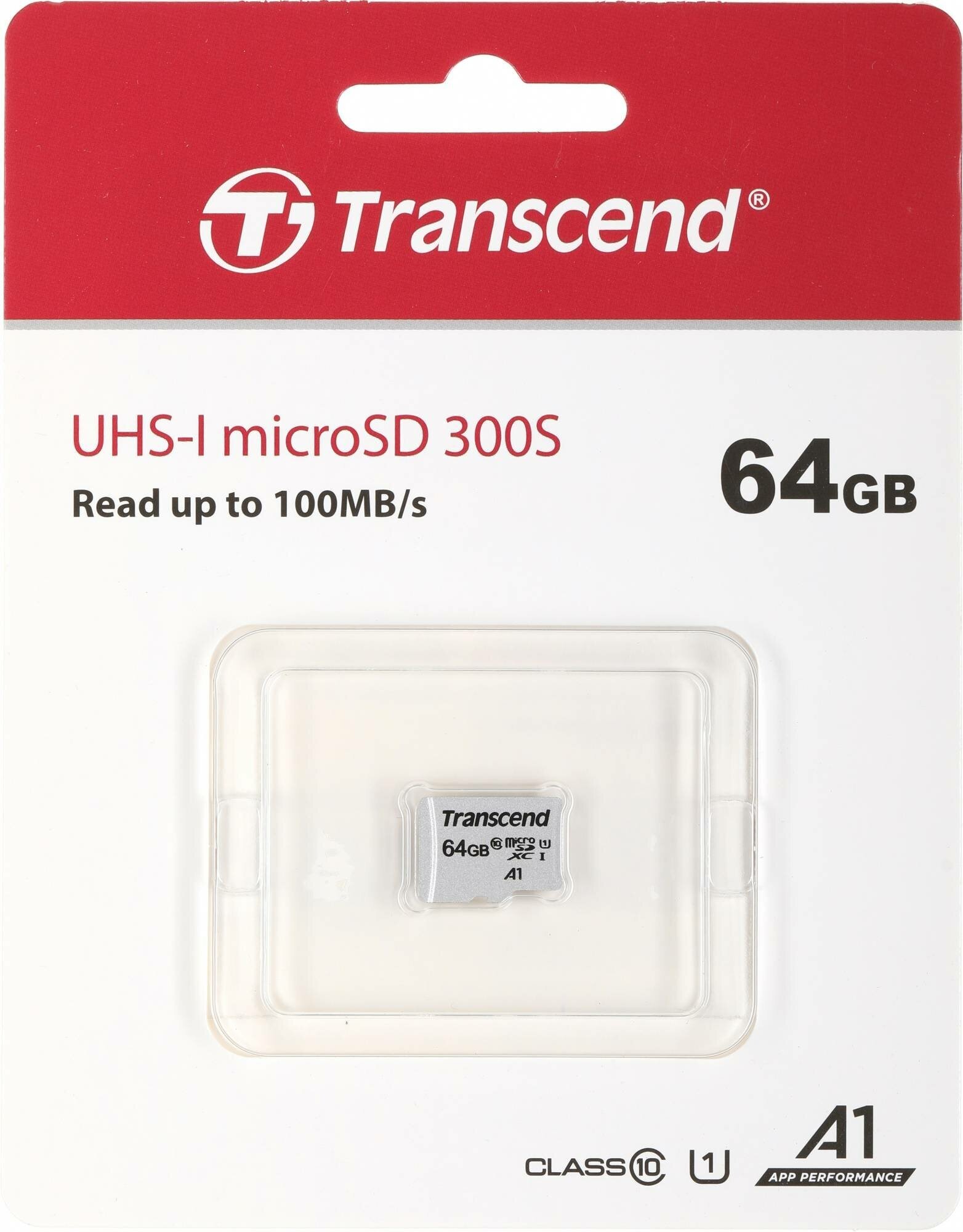 MicroSDXC 64Gb UHS-I (U3) Transcend 300S TS64GUSD300S-A - фото №13