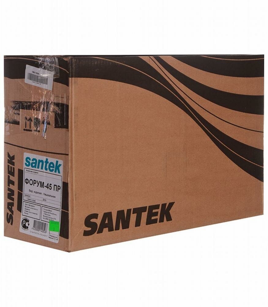 Раковина Santek форум WH110545, 45х28 см. (П), с отверстием