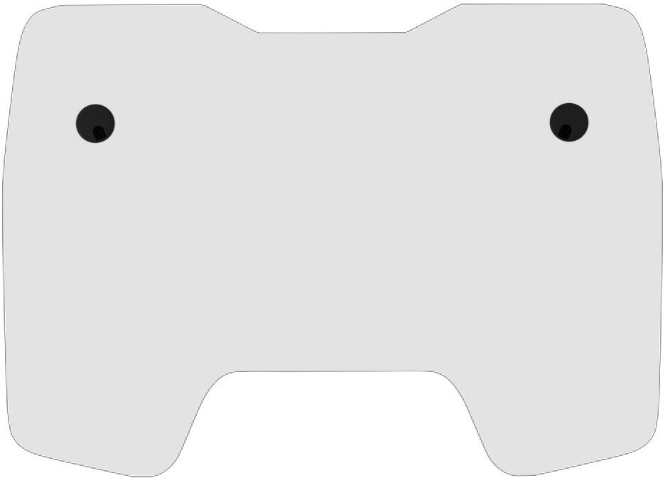 Стол компьютерный игровой геймерский Sky с подставками для системного блока и телефона, белый белый - фотография № 11