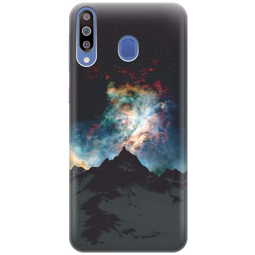 фото Gosso ультратонкий силиконовый чехол-накладка для samsung galaxy m30 с принтом "горы и звезды"