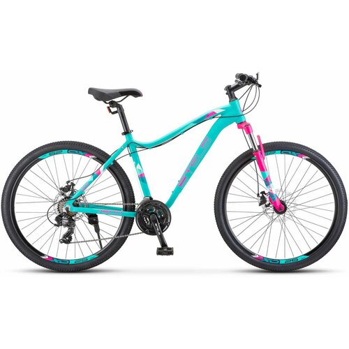 Горный MTB велосипед STELS Miss 7500 MD 275 V010 2022 рама 18 Мятный матовый 2688700₽