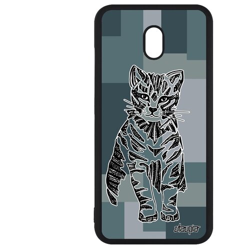 фото Чехол на мобильный xiaomi redmi 8a, "кот" дикий тигристый utaupia