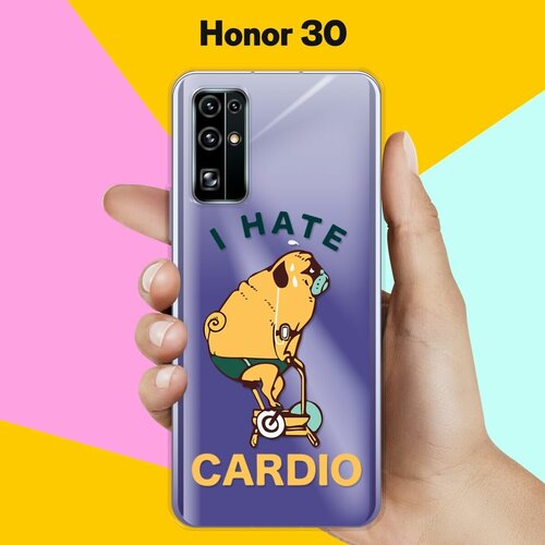 Силиконовый чехол Не люблю кардио на Honor 30