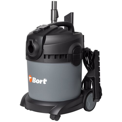 Профессиональный пылесос Bort BAX-1520-Smart Clean, 1400 Вт, черный/серый
