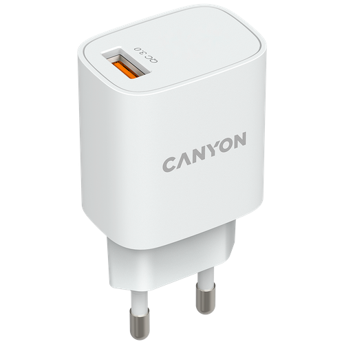 Сетевой адаптер 1xUSB, QC3.0 18W Canyon H-18