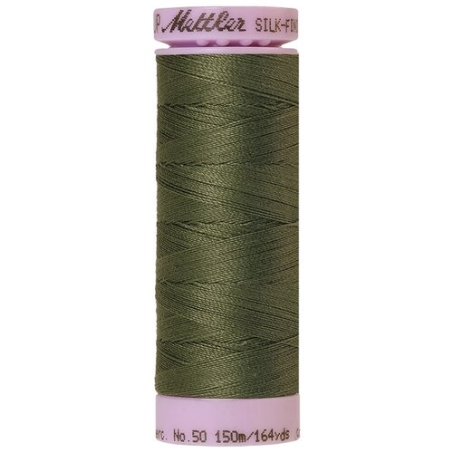 нить для машинного квилтинга silk finish cotton 50 150 м 100% хлопок 0420 olive drab 9105 0420 Нить для машинного квилтинга SILK-FINISH COTTON 50, 150 м 100% хлопок 0731 Burnt Olive ( 9105-0731 )