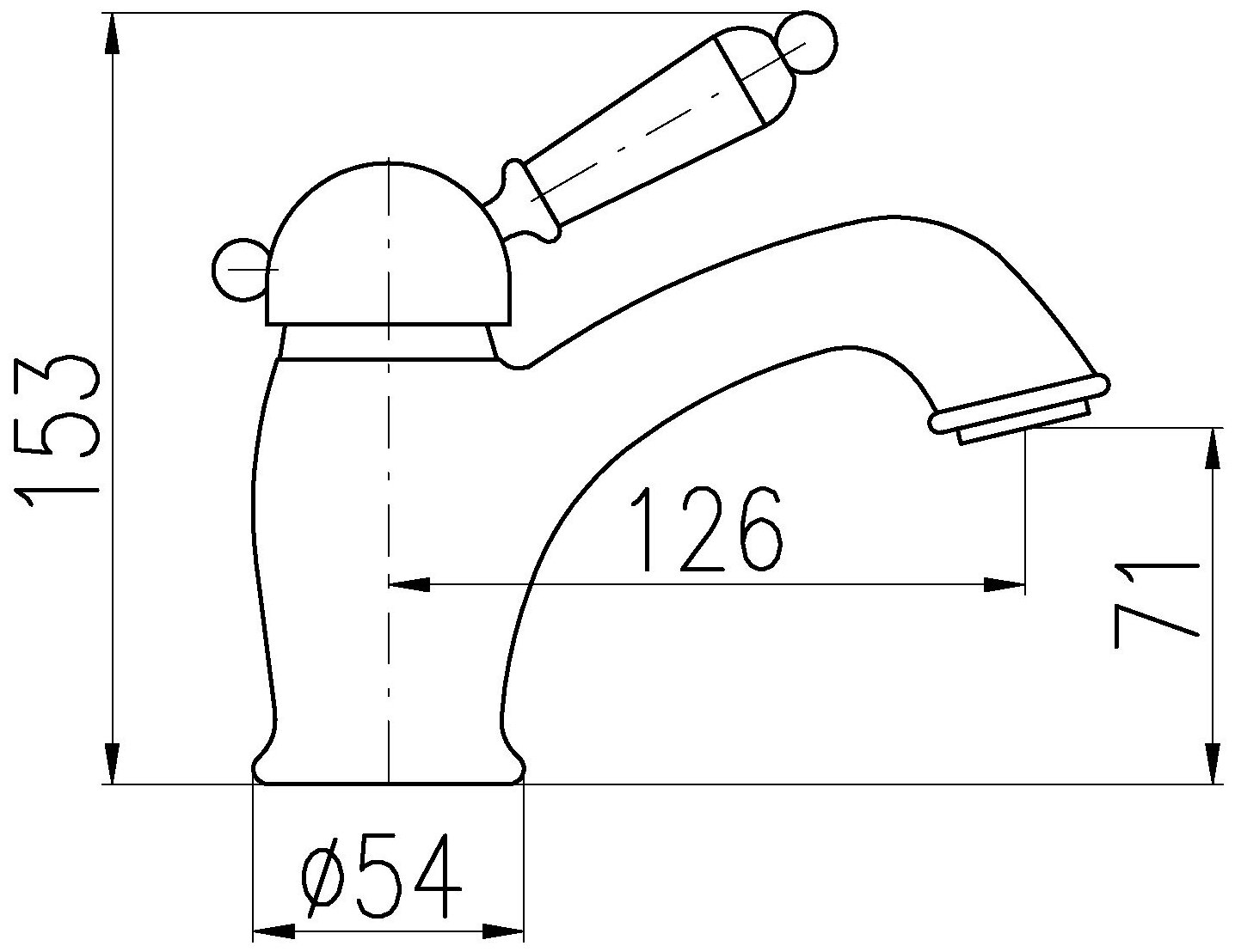 Смеситель для раковины Rav Slezak Labe L527.5SM - фотография № 3