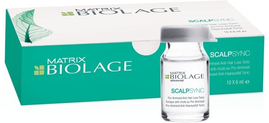 Matrix Biolage Scalpsync Pro-Aminexil Anti-Hair Loss Tonic - Матрикс Биолаж Скалпсинк Ампулы против выпадения волос, 10x6 мл -