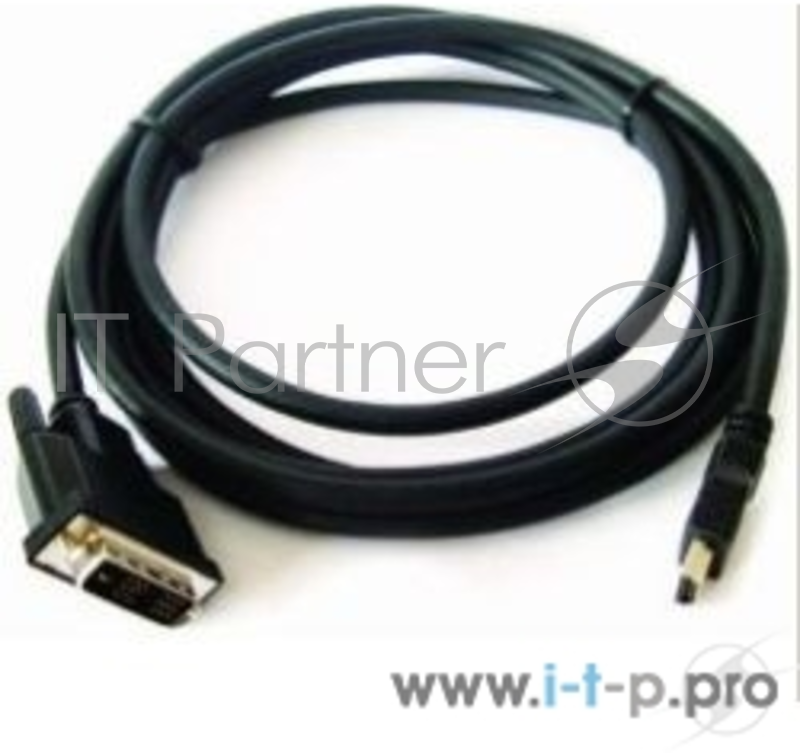 Кабель HDMI-DVI 10м Gembird single link позол.разъемы экран черный CC-HDMI-DVI-10MC - фото №18