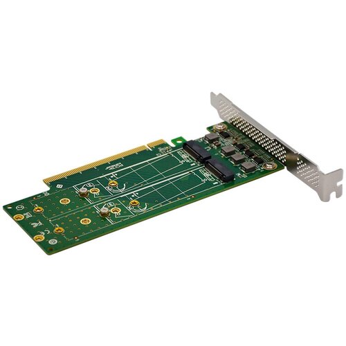 Сетевой адаптер LR-LINK LRNV95NF-L qnap qm2 2p10g1ta dual m 2 22110 2280 pcie nvme ssd and single 10gbase t 10gbe network expansion card pcie gen2 x 4